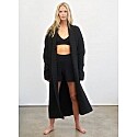4th and Reckless Alice Oversized Knitted Cardigan Black