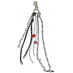 88 Green Check Jennie Keyring