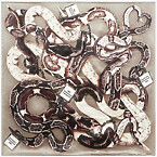 Acne Studios Printed Silk Twill Scarf