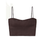 Adam Lippes Bex Cropped Linen Top