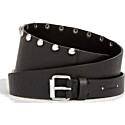 AllSaints Alcor Wide Leather Belt