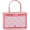 Amina Muaddi Amini Betty Quilt PVC Top-Handle Bag