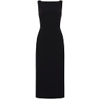 Another Tomorrow Doppio Fitted Midi Dress