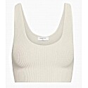 Babaton Sculpt Knit Scoopneck Cropped Tank