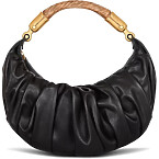 Balmain Ebene Bag in Calfskin Leather