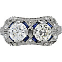 Beladora Art Deco Diamond Ring