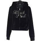 Blackpink Velour Zip-Up Hoodie Rhinestone [Japan Ex]