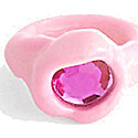 Blobb by Sofia Elias Og Resin Ring in Pink