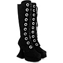Flue Vog Sampledlic Platform Lace Up Boots