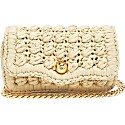 Bottega Veneta Classic Crochet-Jersey Shoulder Bag