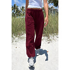 Brandy Melville Rosa Sweatpants in Bordeaux