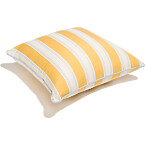 Business & Pleasure x Elsa Hosk the Euro Throw Pillow in Tuuli Stripe Yellow