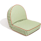 Busness & Pleasure the Reclining Pillow Lounger in Elsa Stripe
