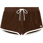 Celine Mini Shorts in Velvet Jersey