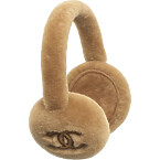Chanel Shearling Earnuffs