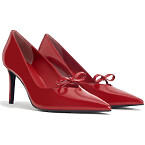 Charles & Keith Bow Pointed-Toe Stiletto-Heel Pumps