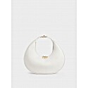 Charles & Keith Crescent Hobo Bag White