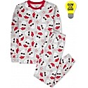 Childrens Place Adult Matching Family Glow Santa Cotton Pajamas