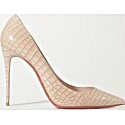 Christian Louboutin Kate Croc-Effect Leather Pumps