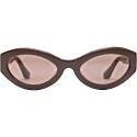 Christopher Cloos x Elsa Hosk Chocolate Sunglasses