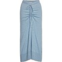 Christopher Esber Ruched Wool-Blend Midi Skirt