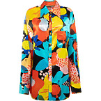 Christopher John Rogers Petunia Floral Jacket