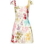 Clio Peppiatt Rainbow Cora Mini Dress