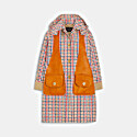 Coach Bonnie Cashin Plaid Coated Canvas Coat in Organic Cotton