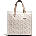 Coach Customized Field Tote with Horse & Carriage Print