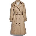 Coach Embroidered Cotton Trench