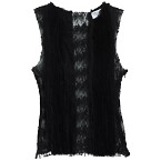 Collina Strada Dandelion Lace Tank in Black