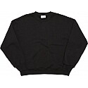 Cotton Citizen Brooklyn Oversized Crew Sweatshirt in Jet Black