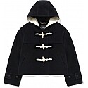 Covernat Short Duffel Coat Navy