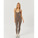 Csb Seamless Invisible Scrunch Leggings in Chocolate Chip