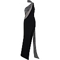 David Koma Crystal Scarf Gown