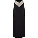 David Koma Crystal V-Shaped Maxi Skirt