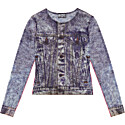Diesel T-Clau Trompe L’oeil Lycra Top
