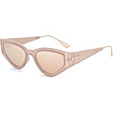 Dior Rose Gold Butterfly Sunglasses