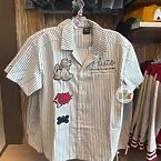 Disney Parks Pluto 95Th Anniversary Short-Sleeved Button-Up Shirt.
