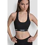 DKNY Logo Racerback Sports Bra