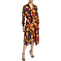 Dodo Bar or Natasha Assymetrical Floral-Print Shirt Dress