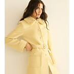 Doen Greenwich Coat in Citrone
