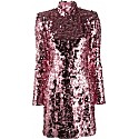 Dolce & Gabbana High-Neck Sequined Mini Dress