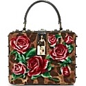 Dolce & Gabbana Leopard and Roses Box Bag