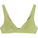 Donni Waffle Bralet in Lime