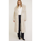 Dynamite Faux Fur Maxi Coat