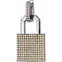 Eera Lock 18K Yellow Gold Pave Earring