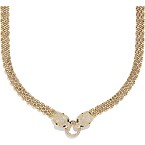 Effy Signature 14K Gold Sapphire and Diamond Panther Necklace