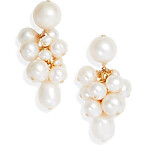 Eliou Nieve Pearl Cluster Drop Earrings