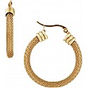 Ellie Vail Dex Mesh Medium Hoop Earring